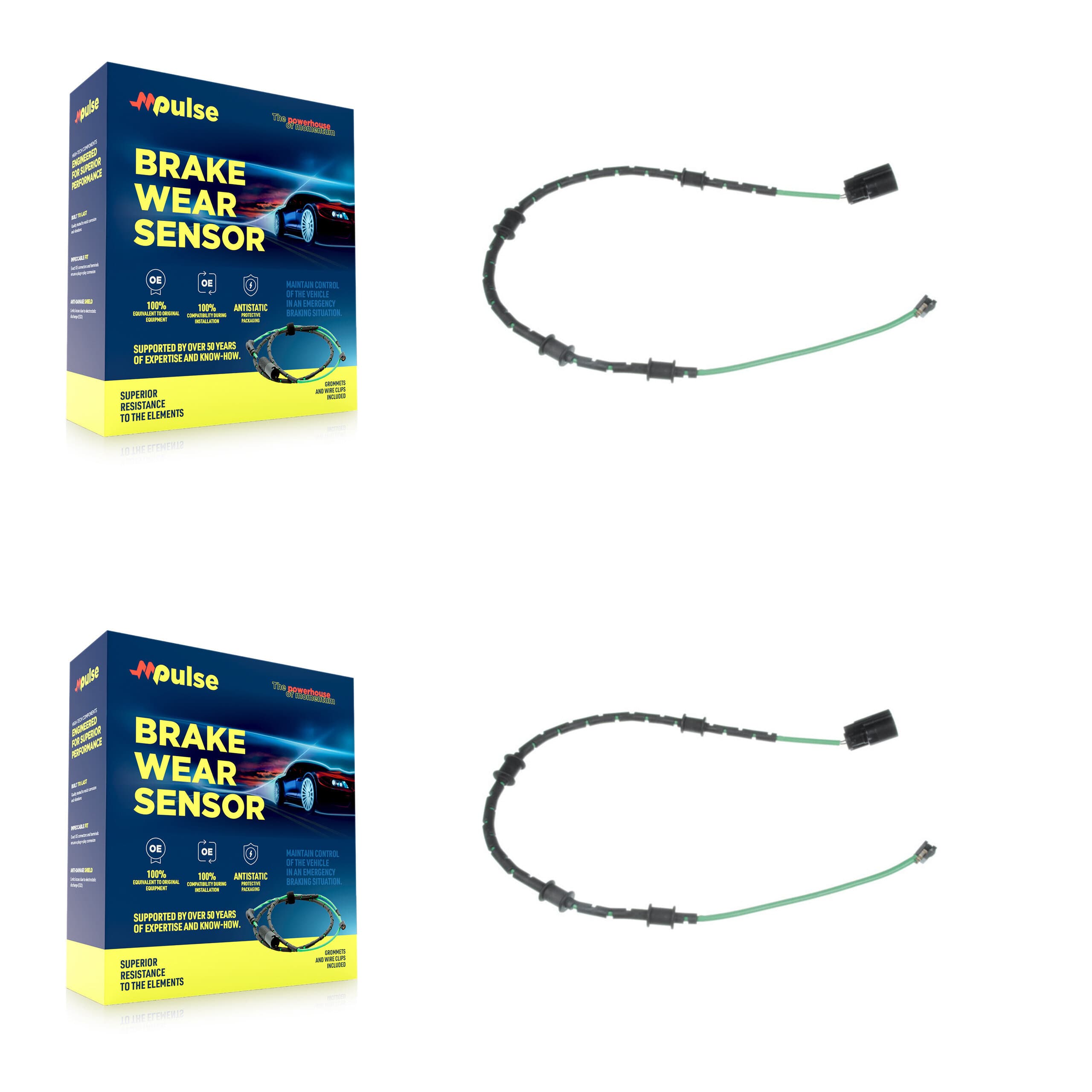 Mpulse - KSE-100023 - Front Disc Brake Pad Wear Sensor Kits image 1
