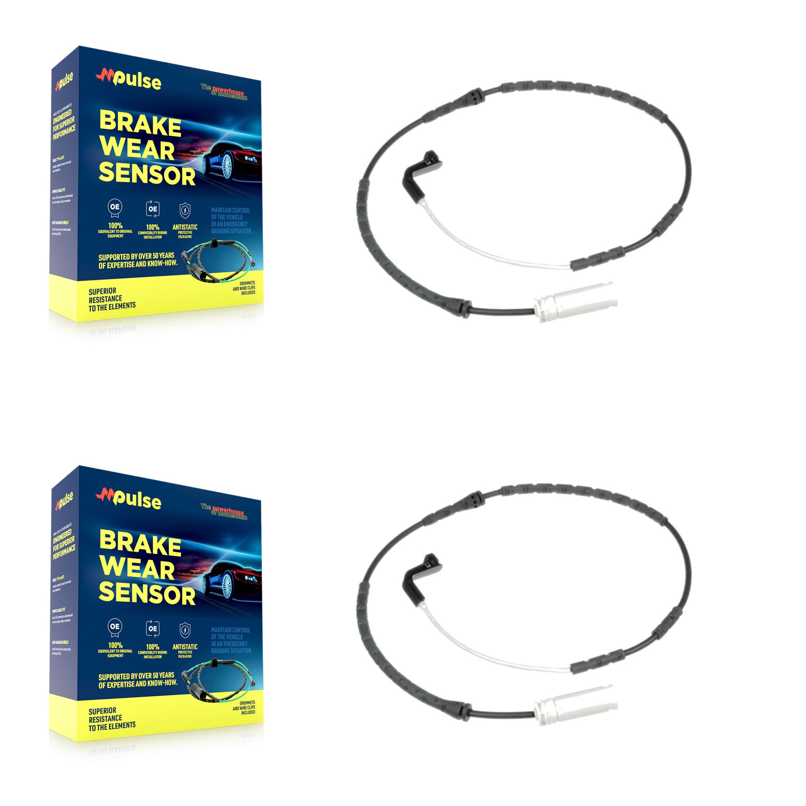 Mpulse - KSE-100024 - Front Disc Brake Pad Wear Sensor Kits image 1