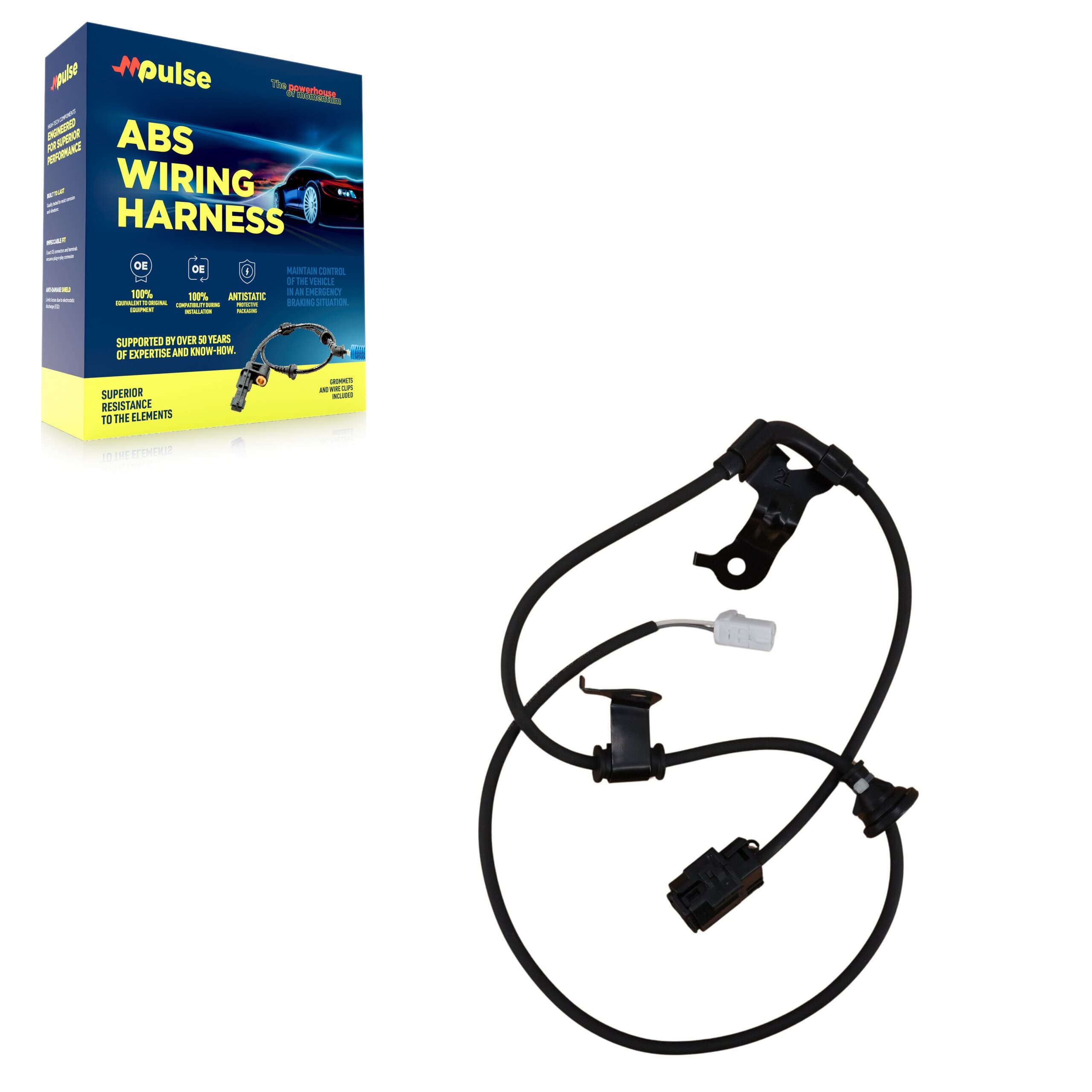 Mpulse - SEN-2ABS2644 - Rear Left ABS Wheel Speed Sensor Wiring Harness image 1
