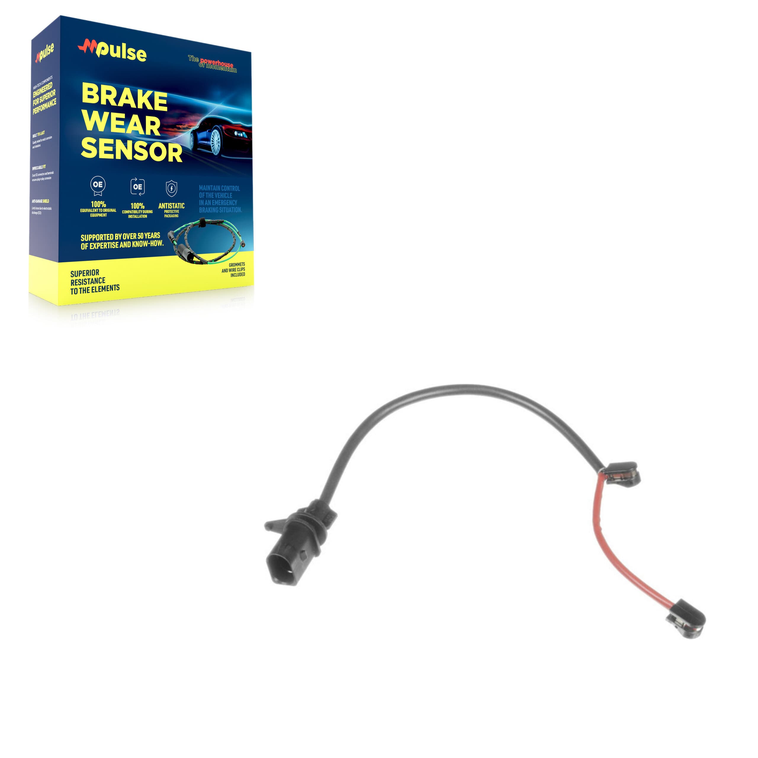 Mpulse - SEN-2BWS0016 - Front Disc Brake Pad Wear Sensor image 1