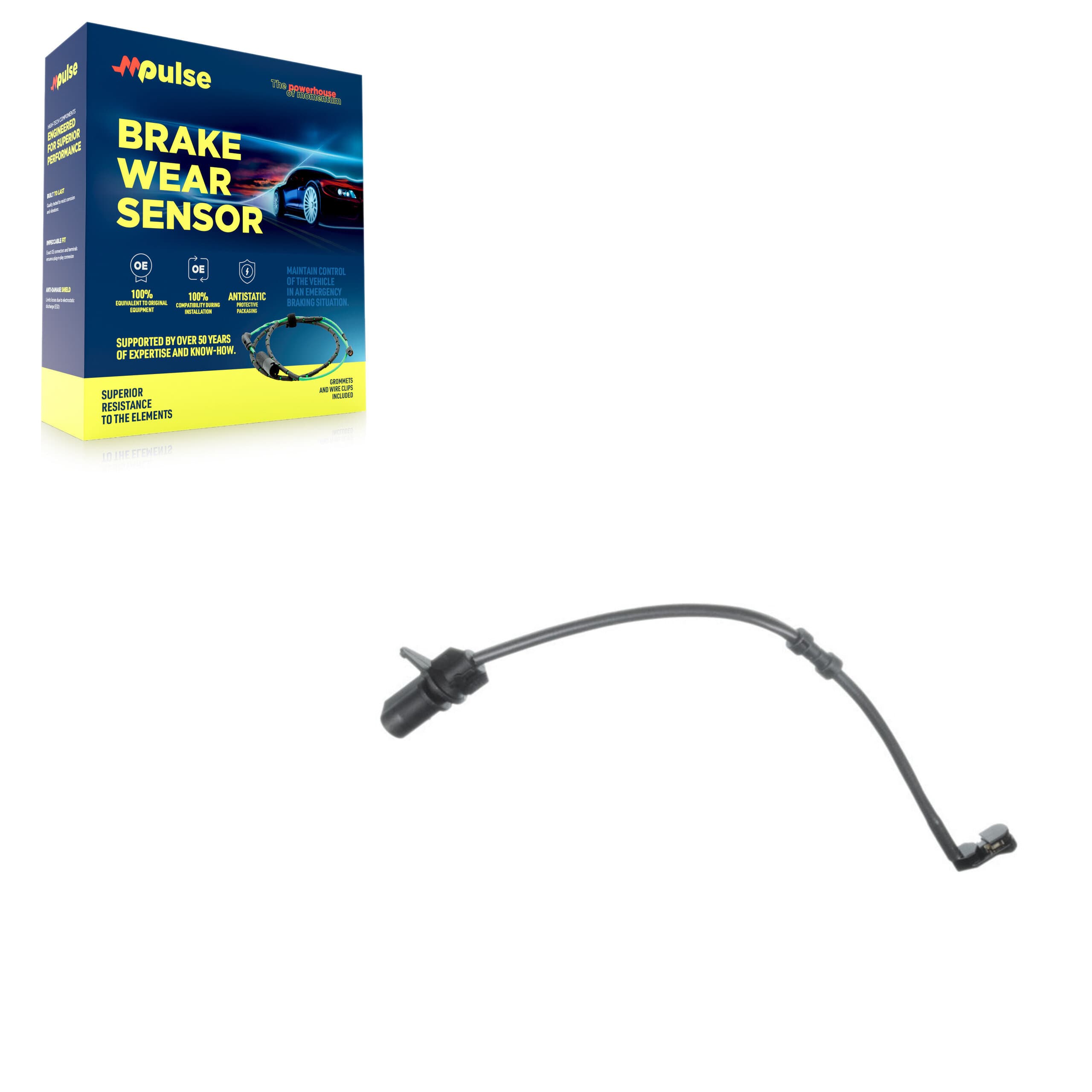 Mpulse - SEN-2BWS0017 - Front Disc Brake Pad Wear Sensor image 1