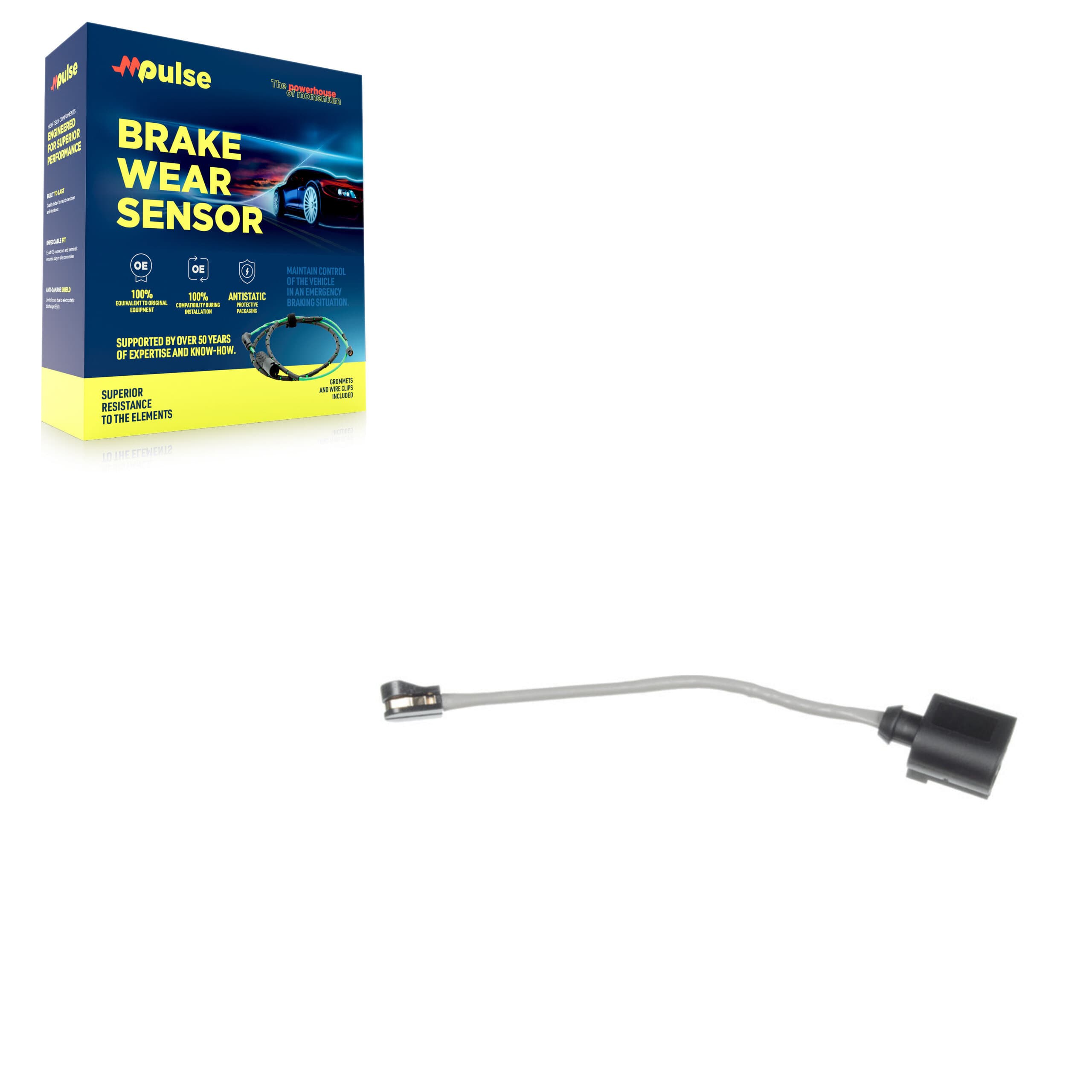 Mpulse - SEN-2BWS0019 - Front Disc Brake Pad Wear Sensor image 1
