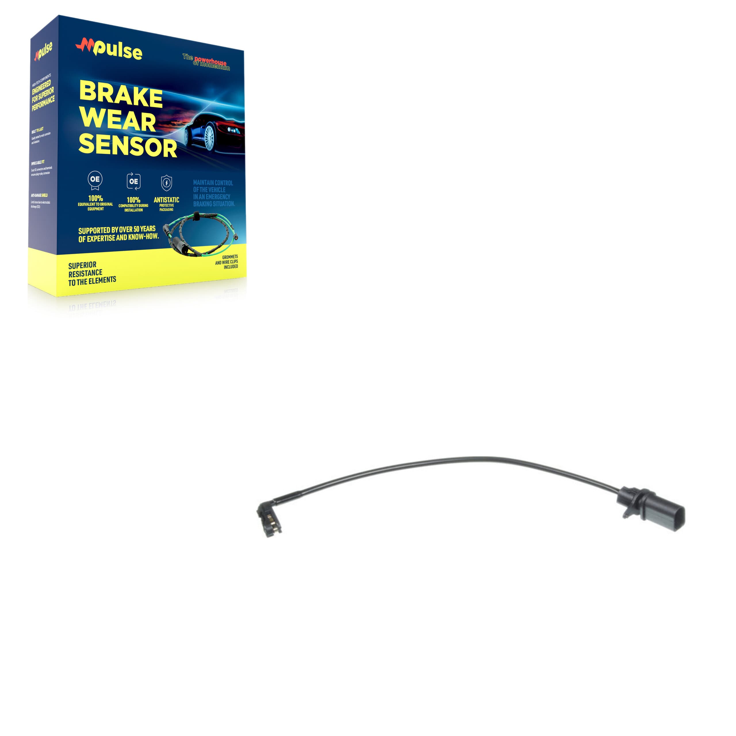 Mpulse - SEN-2BWS0022 - Front Disc Brake Pad Wear Sensor image 1