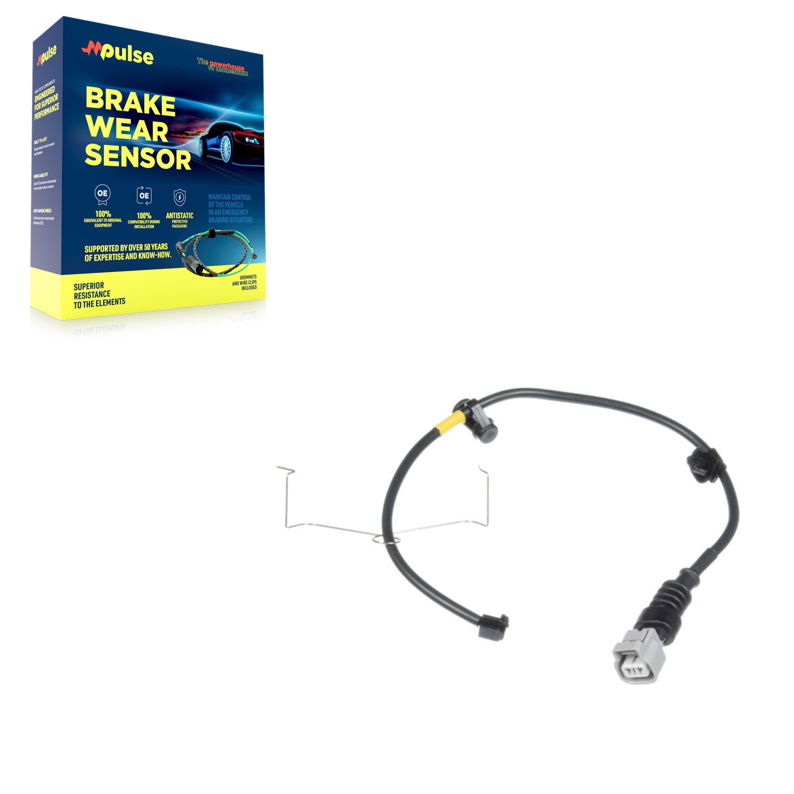 Mpulse - SEN-2BWS0051 - Front Left Disc Brake Pad Wear Sensor image 1