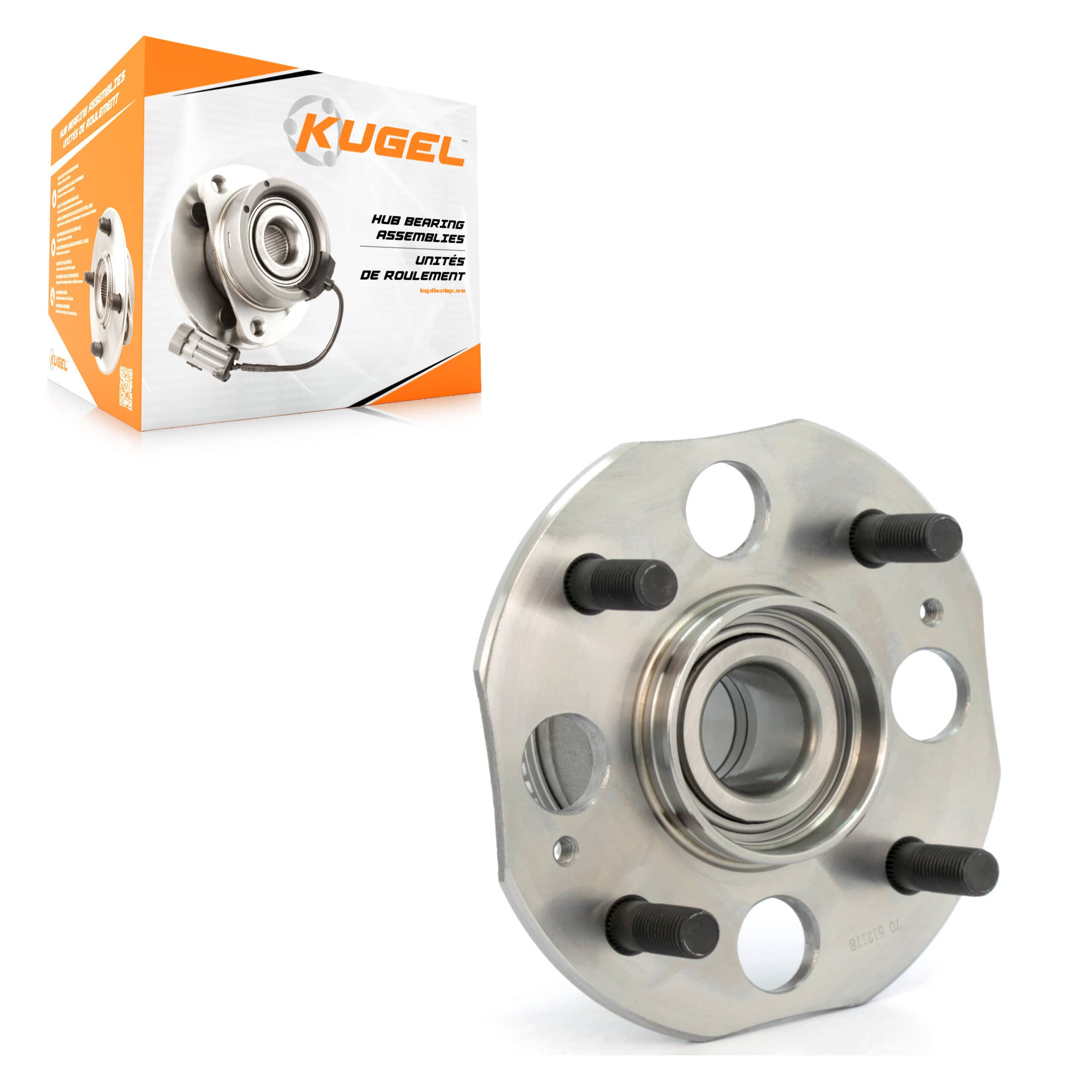 Kugel - 70-512178 - Rear Wheel Bearing and Hub Assembly